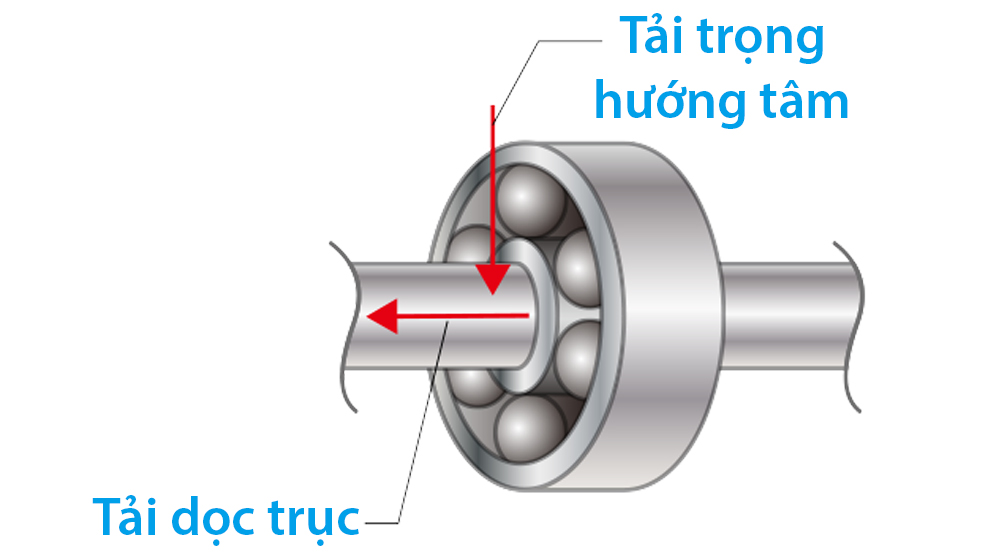 Phân loại vòng bi bạc đạn theo hướng chịu tải